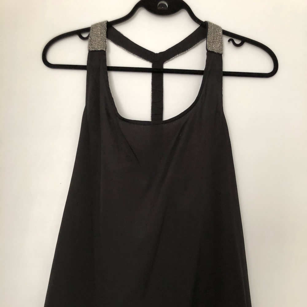 Black shirt with bow
